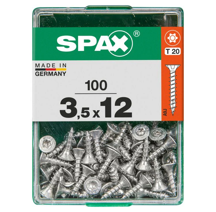 Spax schroef T-star plus verzonken kop 3,5x12mm 100st - Image 3