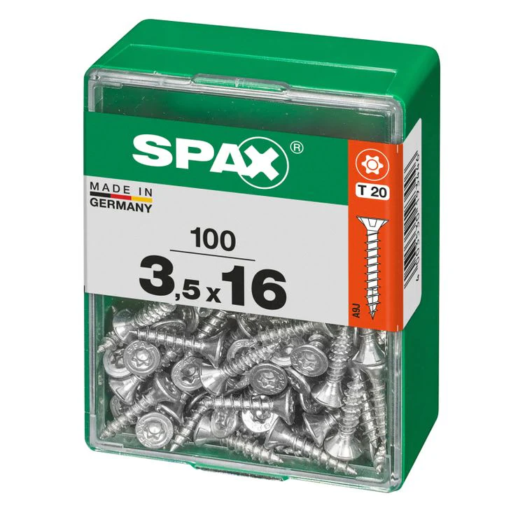 Spax schroef T-star plus verzonken kop 3,5x16mm 100st - Image 2
