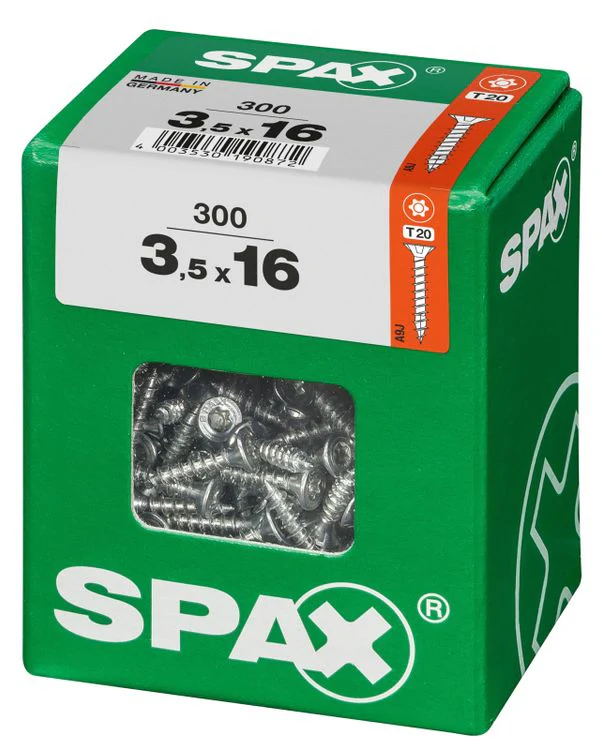 Spax schroef T-star plus verzonken kop 3,5x16mm 300st - Image 2