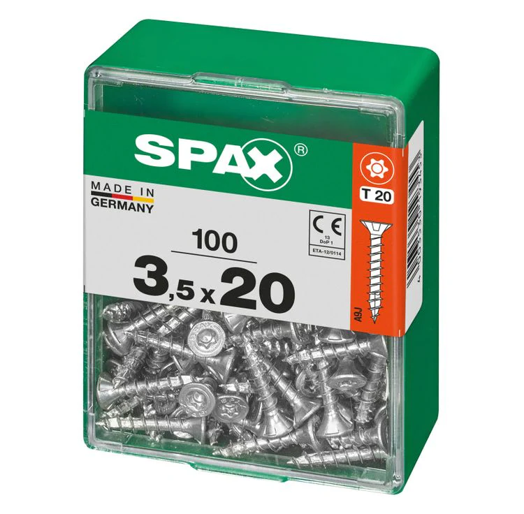 Spax schroef T-star plus verzonken kop 3,5x20mm 100st - Image 2