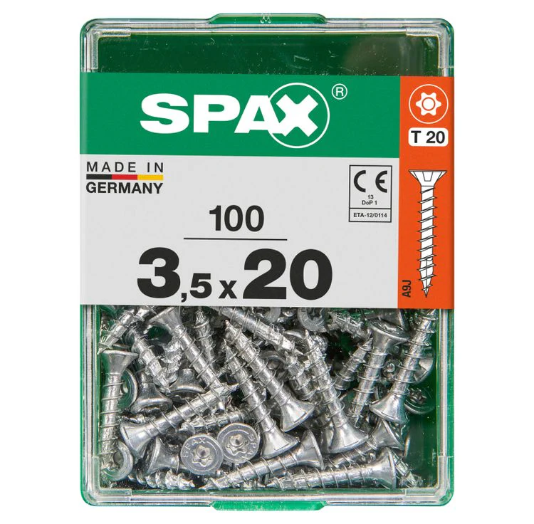 Spax schroef T-star plus verzonken kop 3,5x20mm 100st - Image 3