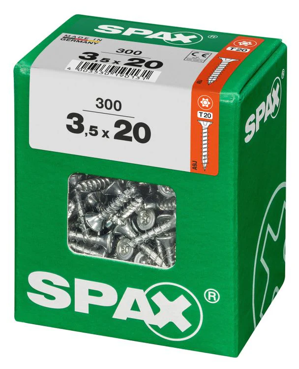 Spax schroef T-star plus verzonken kop 3,5x20mm 300st - Image 2