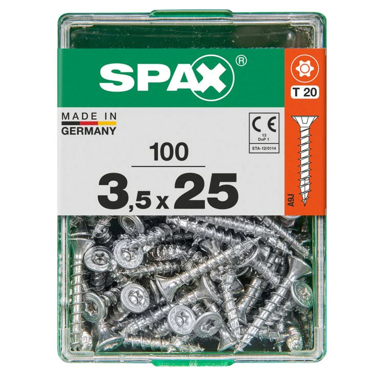 Spax schroef T-star plus verzonken kop 3,5x25mm 100st - Image 3
