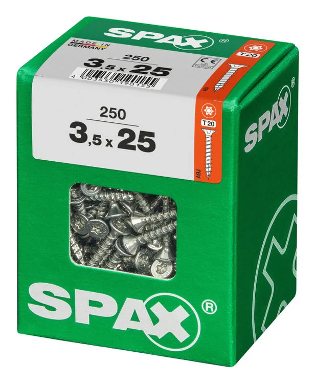 Spax schroef T-star plus verzonken kop 3,5x25mm 250st - Image 2