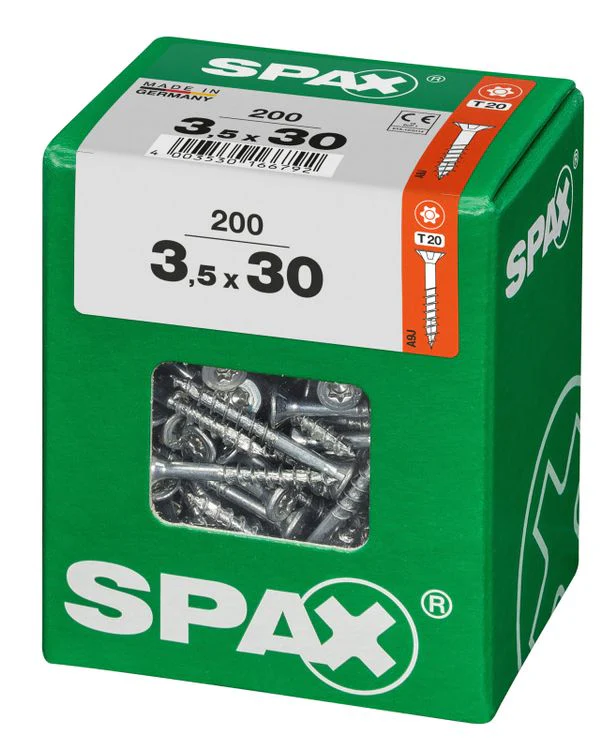 Spax schroef T-star plus verzonken kop 3,5x30mm 200st - Image 2