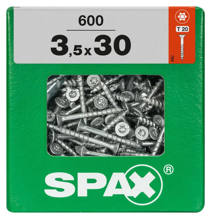 Spax schroef T-star plus verzonken kop 3,5x30mm 600st - Image 3