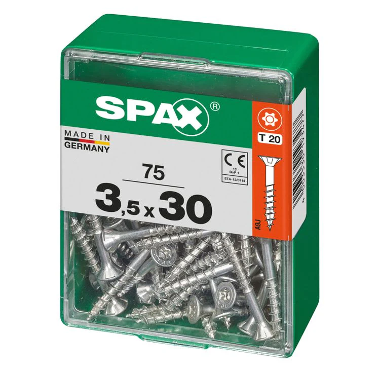 Spax schroef T-star plus verzonken kop 3,5x30mm 75st - Image 2