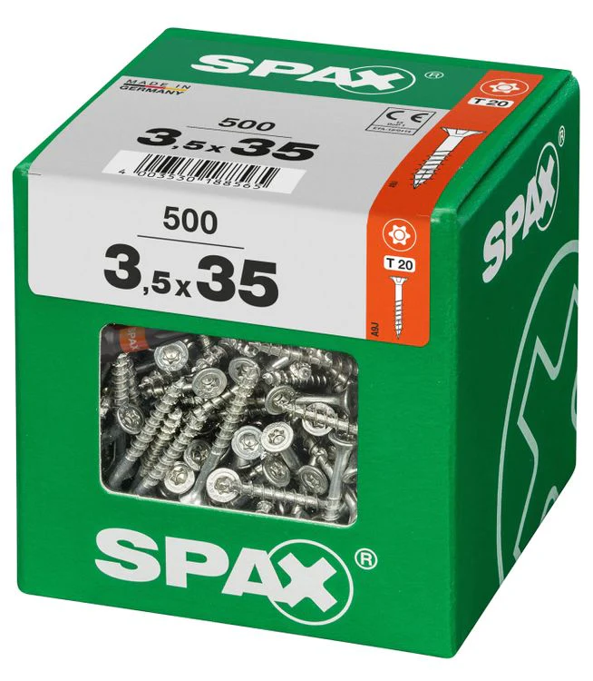 Spax schroef T-star plus verzonken kop 3,5x35mm 500st - Image 2