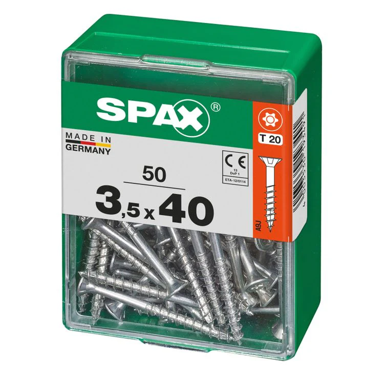 Spax schroef T-star plus verzonken kop 3,5x40mm 50st - Image 2