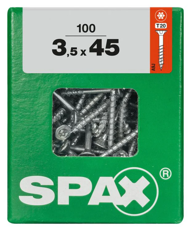 Spax schroef T-star plus verzonken kop 3,5x45mm 100st - Image 3