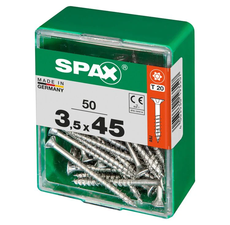 Spax schroef T-star plus verzonken kop 3,5x45mm 50st - Image 2