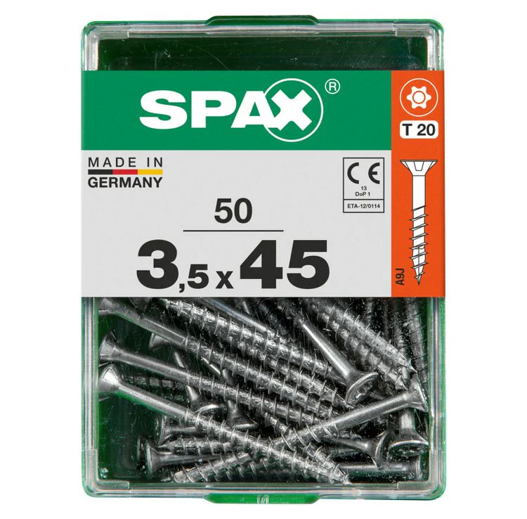 Spax schroef T-star plus verzonken kop 3,5x45mm 50st - Image 3