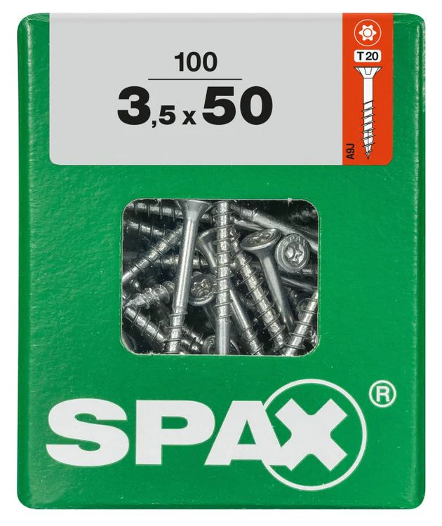 Spax schroef T-star plus verzonken kop 3,5x50mm 100st - Image 3
