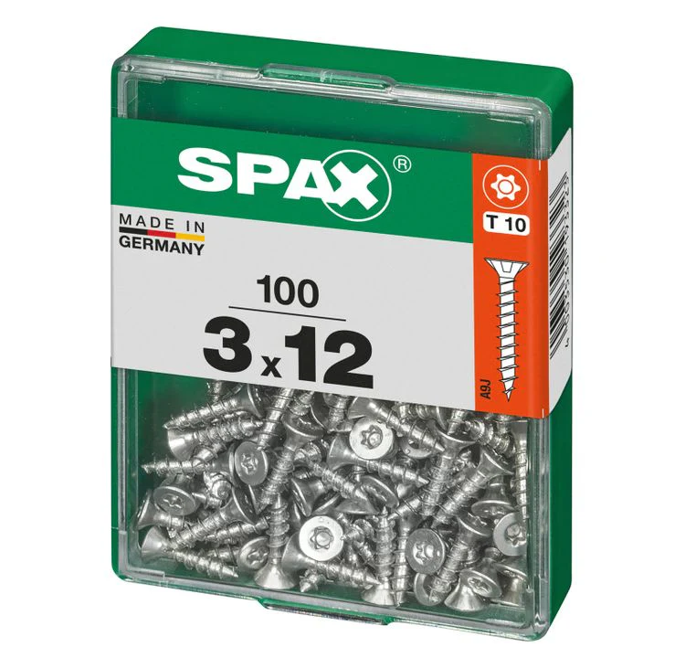 Spax schroef T-star plus verzonken kop 3x12mm 100st - Image 3