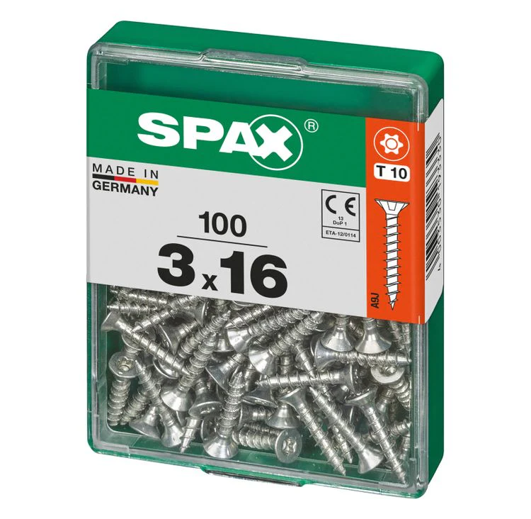 Spax schroef T-star plus verzonken kop 3x16mm 100st - Image 2