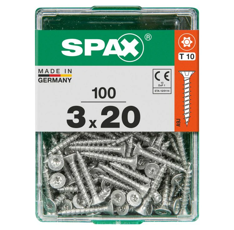 Spax schroef T-star plus verzonken kop 3x20mm 100st - Image 3