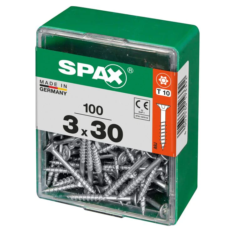 Spax schroef T-star plus verzonken kop 3x30mm 100st - Image 2
