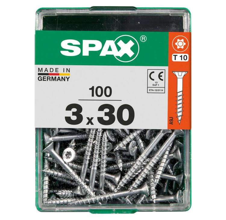 Spax schroef T-star plus verzonken kop 3x30mm 100st - Image 3