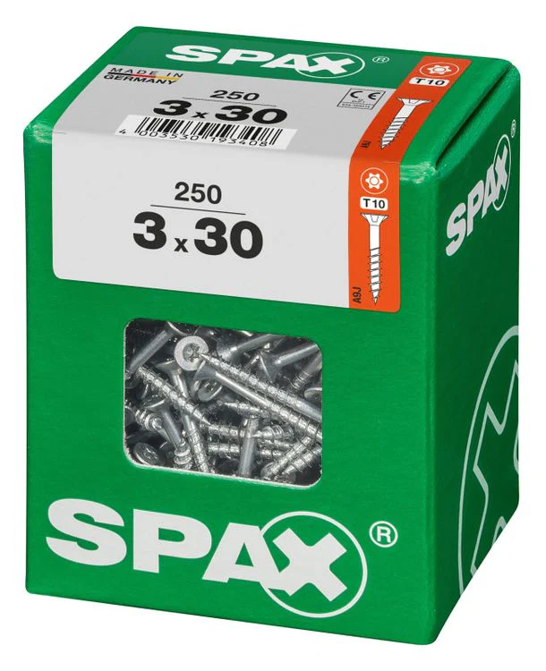 Spax schroef T-star plus verzonken kop 3x30mm 250st - Image 2