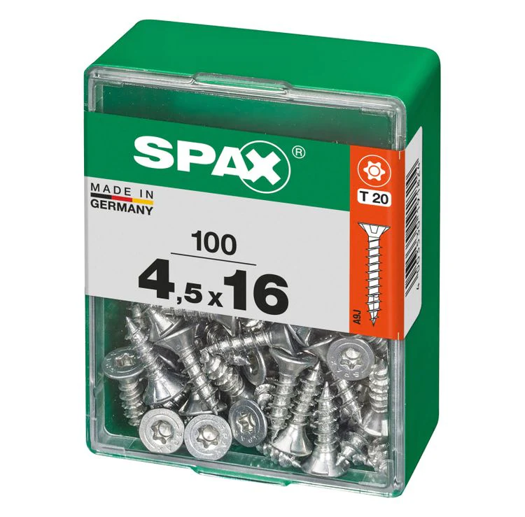 Spax schroef T-star plus verzonken kop 4,5x16mm 100st - Image 2