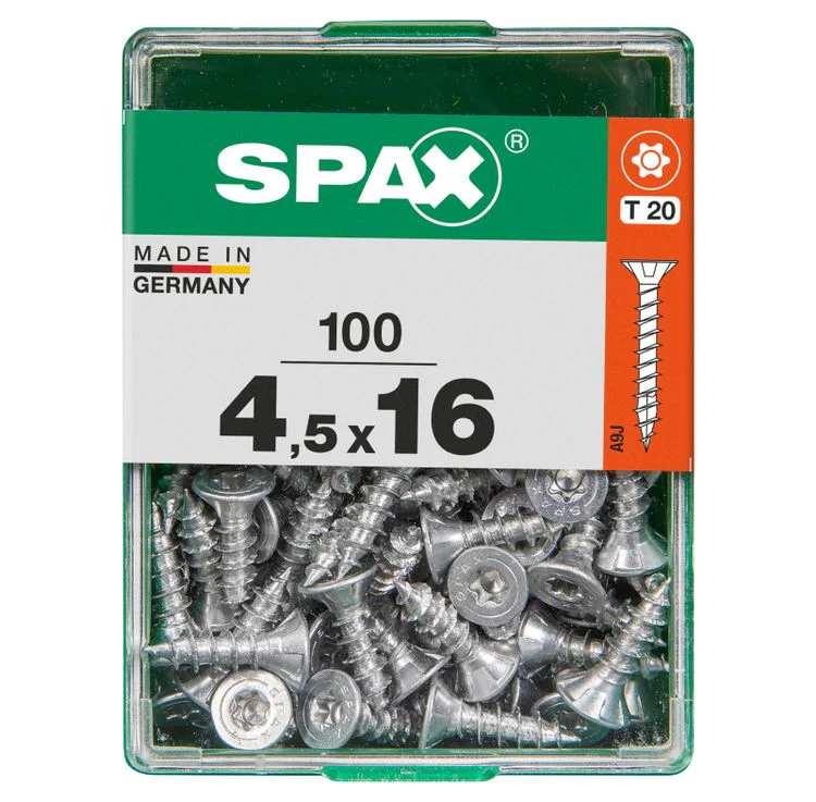Spax schroef T-star plus verzonken kop 4,5x16mm 100st - Image 3
