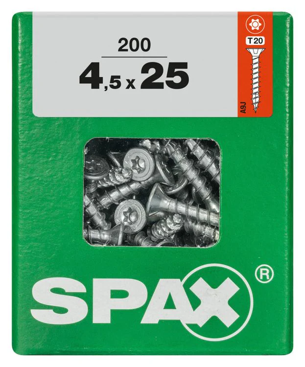 Spax schroef T-star plus verzonken kop 4,5x25mm 200st - Image 3