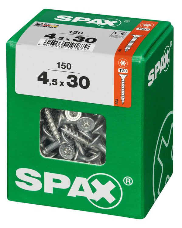 Spax schroef T-star plus verzonken kop 4,5x30mm 150st - Image 2
