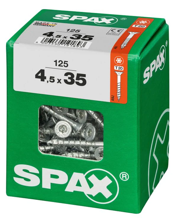 Spax schroef T-star plus verzonken kop 4,5x35mm 125st - Image 2