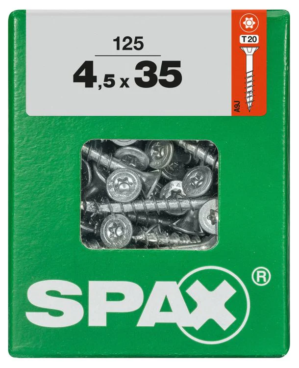 Spax schroef T-star plus verzonken kop 4,5x35mm 125st - Image 3