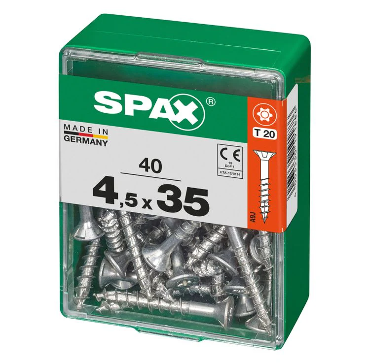 Spax schroef T-star plus verzonken kop 4,5x35mm 40st - Image 2