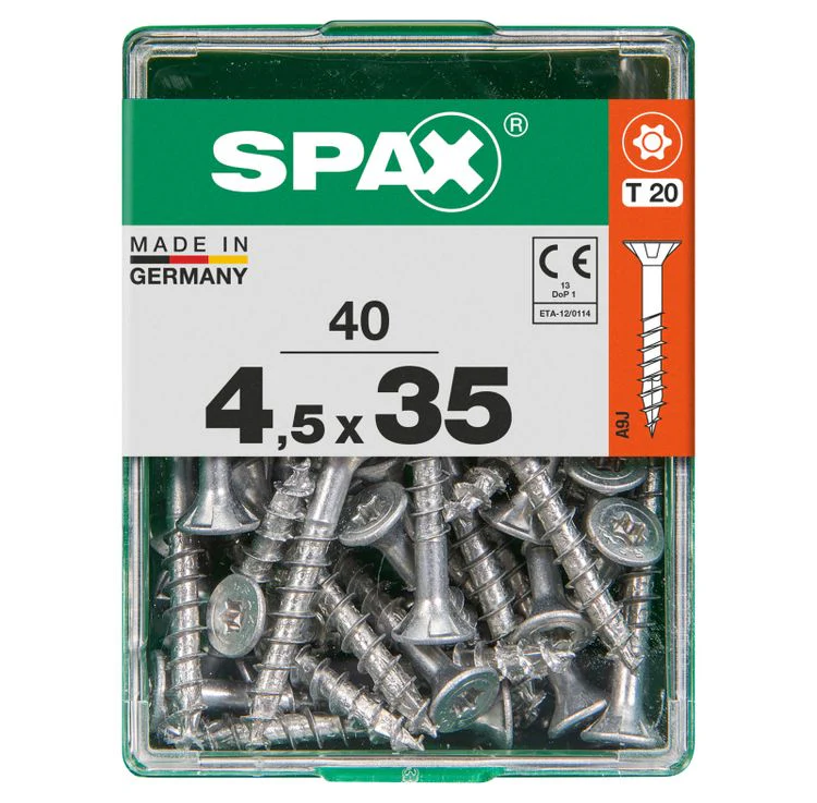 Spax schroef T-star plus verzonken kop 4,5x35mm 40st - Image 3