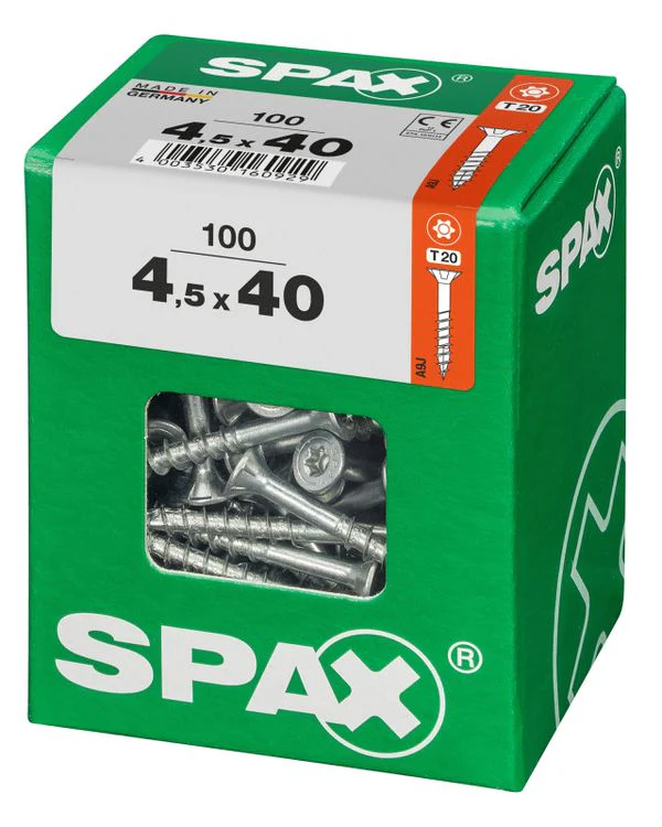 Spax schroef T-star plus verzonken kop 4,5x40mm 100st - Image 2