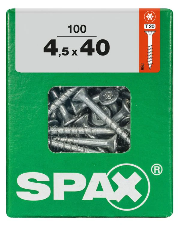 Spax schroef T-star plus verzonken kop 4,5x40mm 100st - Image 3