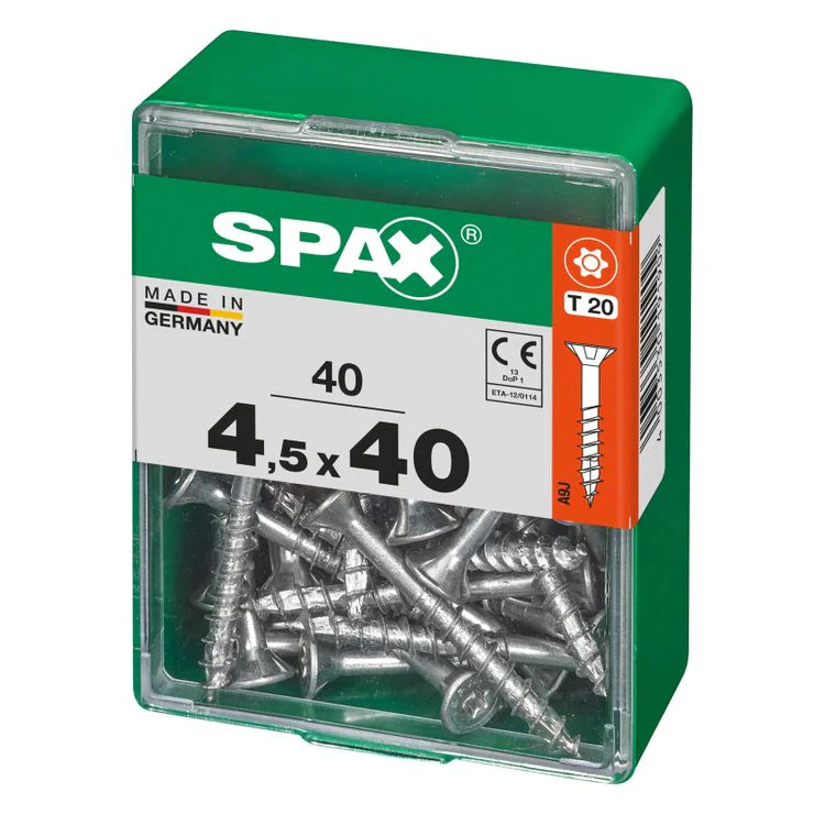 Spax schroef T-star plus verzonken kop 4,5x40mm 40st - Image 2