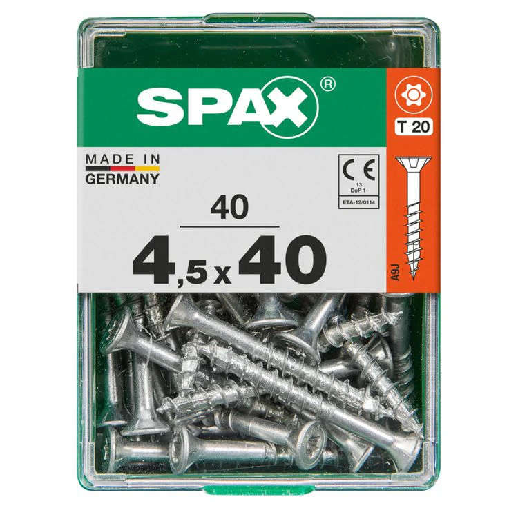 Spax schroef T-star plus verzonken kop 4,5x40mm 40st - Image 3