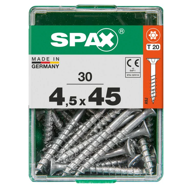 Spax schroef T-star plus verzonken kop 4,5x45mm 30st - Image 3