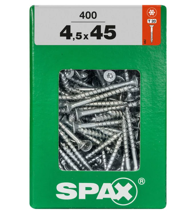 Spax schroef T-star plus verzonken kop 4,5x45mm 400st - Image 3