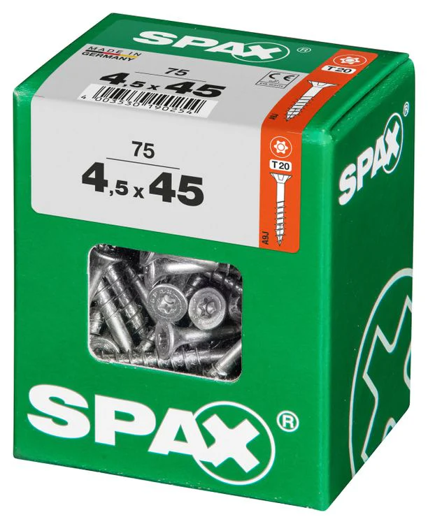 Spax schroef T-star plus verzonken kop 4,5x45mm 75st - Image 2