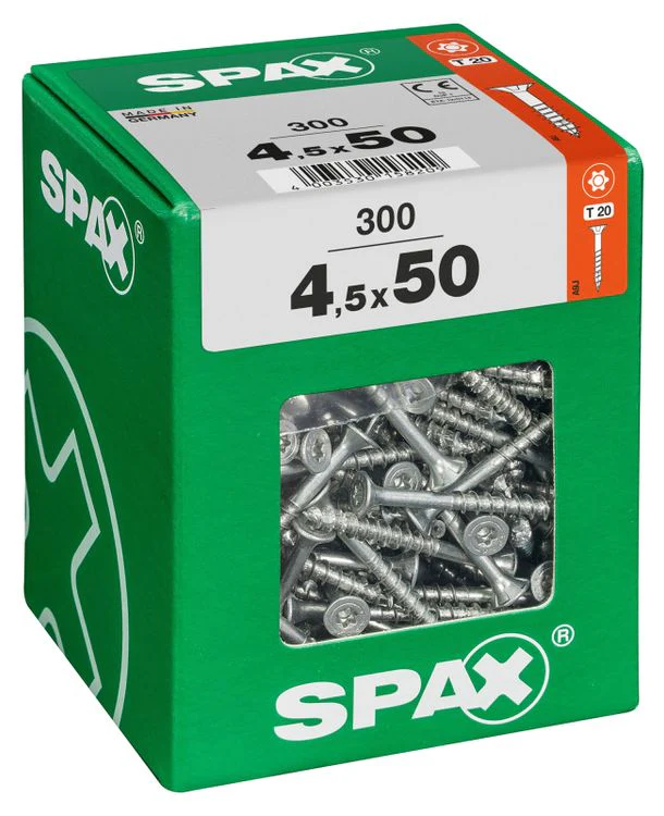Spax schroef T-star plus verzonken kop 4,5x50mm 300st - Image 2
