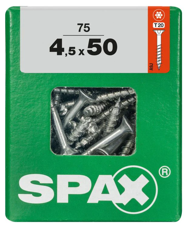 Spax schroef T-star plus verzonken kop 4,5x50mm 75st - Image 3