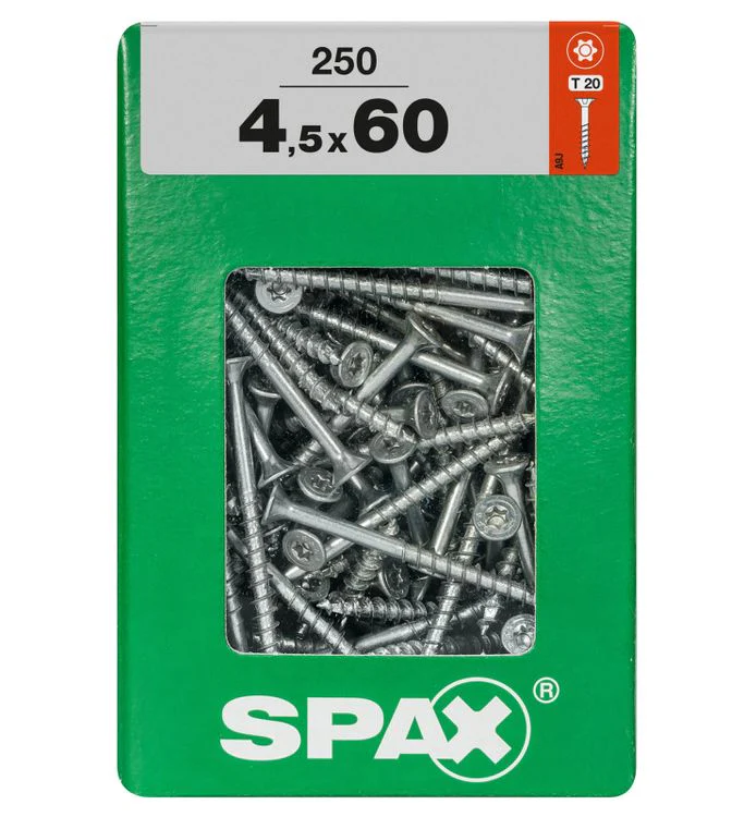 Spax schroef T-star plus verzonken kop 4,5x60mm 250st - Image 3
