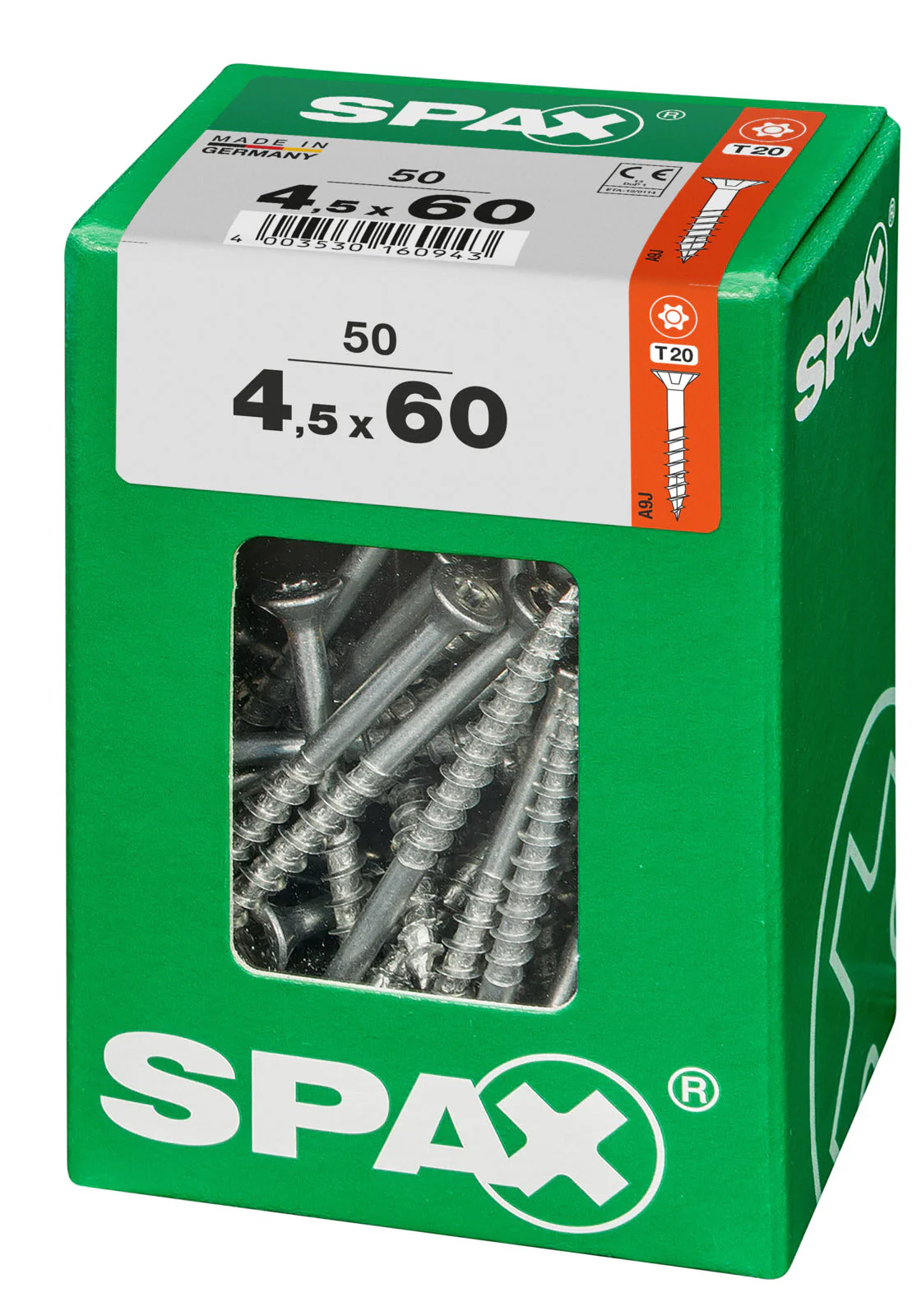 Spax schroef T-star plus verzonken kop 4,5x60mm 50st - Image 2