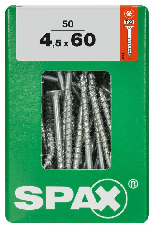 Spax schroef T-star plus verzonken kop 4,5x60mm 50st - Image 3