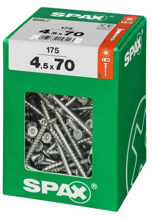 Spax schroef T-star plus verzonken kop 4,5x70mm 175st - Image 2