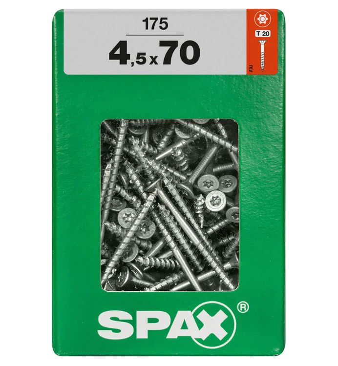 Spax schroef T-star plus verzonken kop 4,5x70mm 175st - Image 3