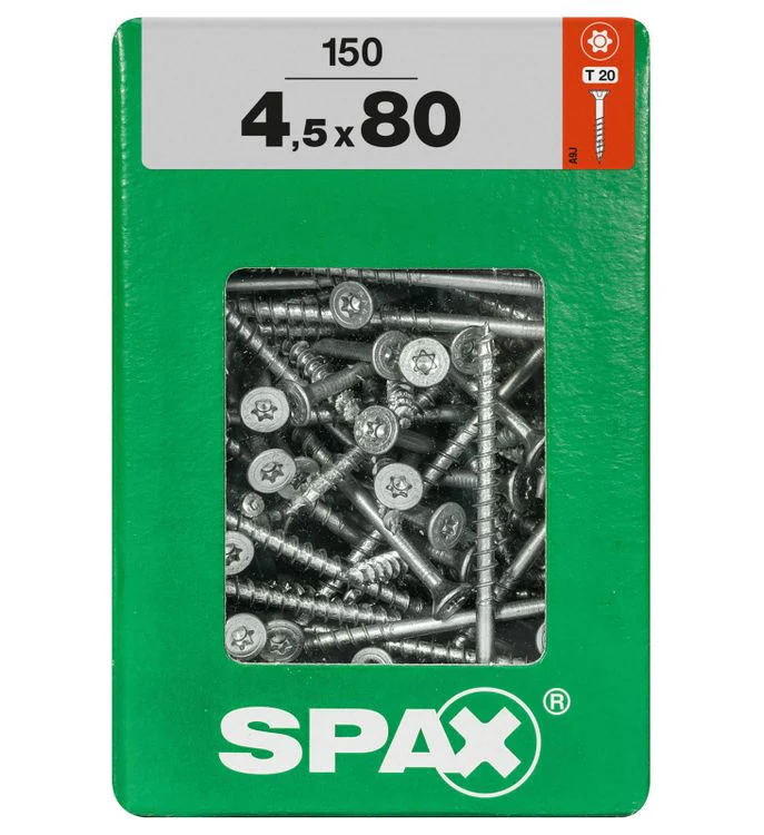 Spax schroef T-star plus verzonken kop 4,5x80mm 150st - Image 3