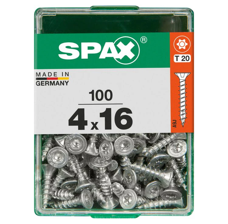 Spax schroef T-star plus verzonken kop 4x16mm 100st - Image 3