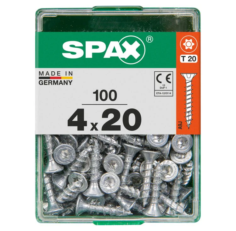 Spax schroef T-star plus verzonken kop 4x20mm 100st - Image 3