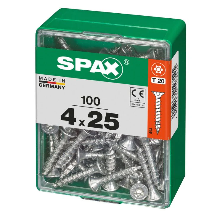 Spax schroef T-star plus verzonken kop 4x25mm 100st - Image 2