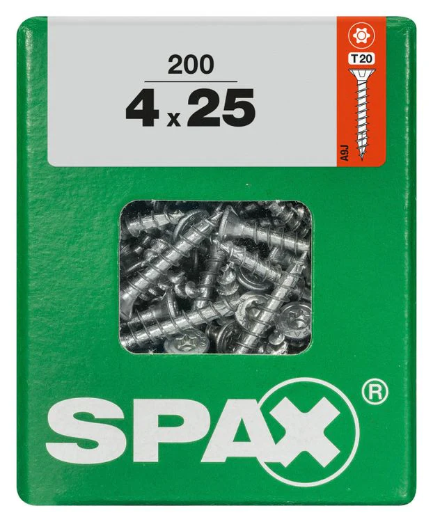 Spax schroef T-star plus verzonken kop 4x25mm 200st - Image 2